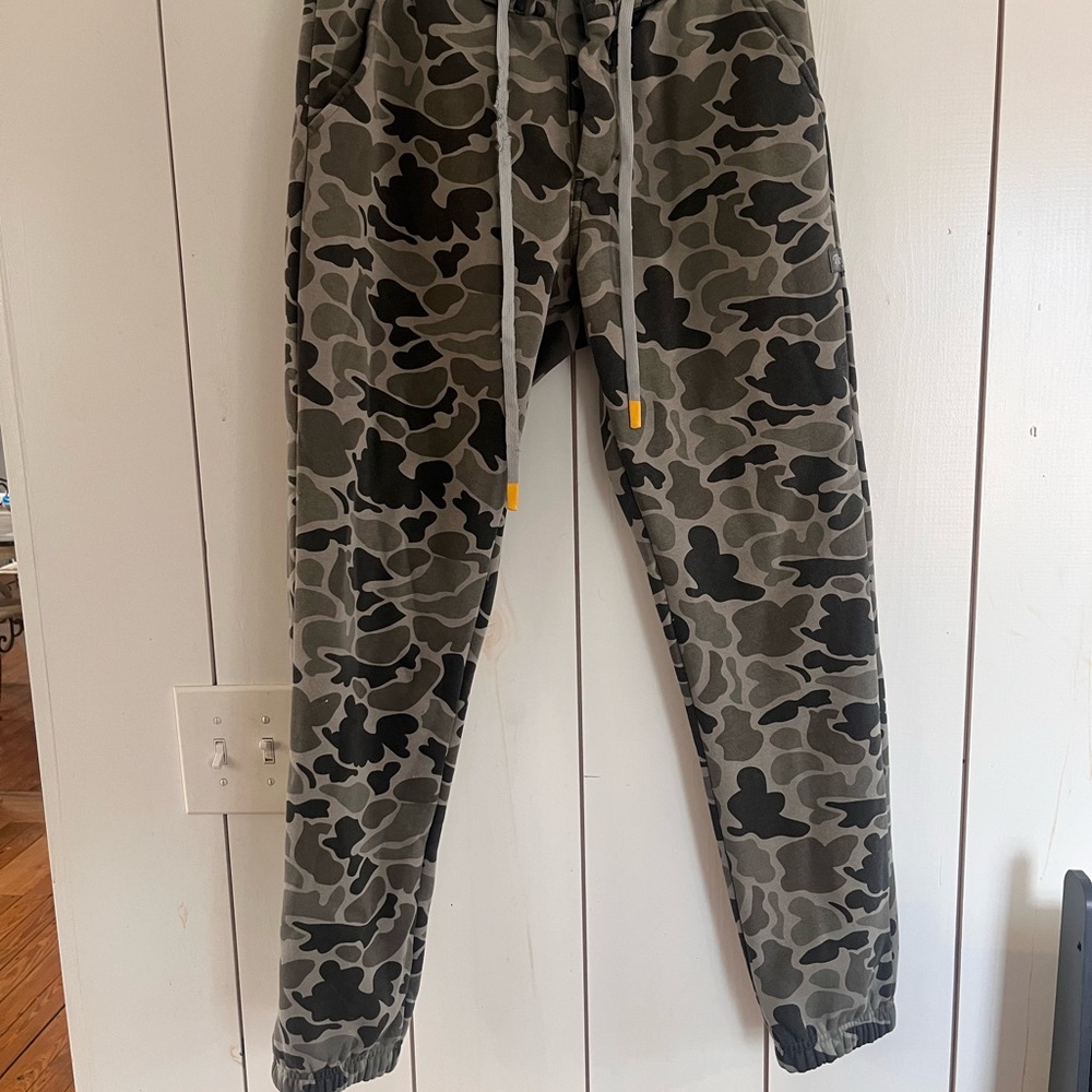 mens marsh wear camo pants size small